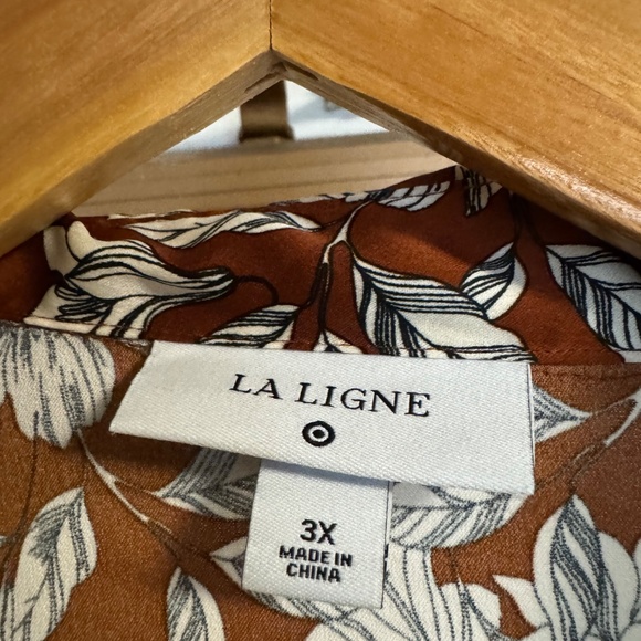 La Ligne for Target Floral Button Down Shirt 3x - Picture 2 of 6